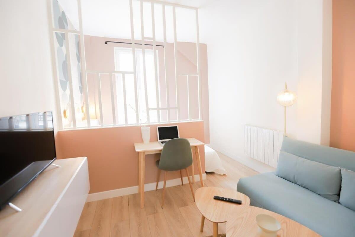 Appart' Hotel Pink Cosy 5Min Rer Proche Paris Aubervilliers Exteriör bild